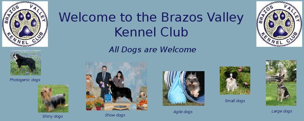 Welcome to the Brazos Valley Kennel Club